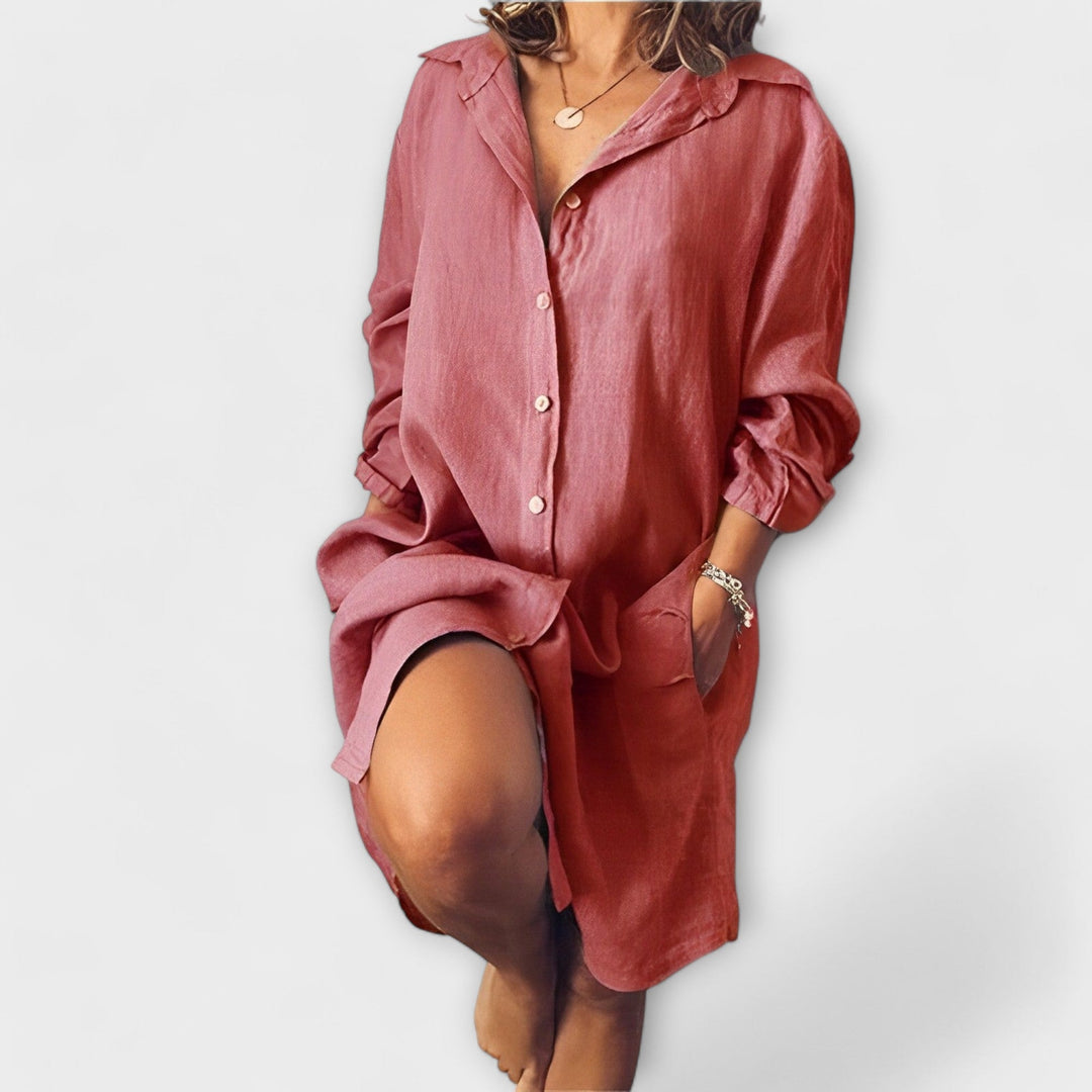 Silvia - Lässige bluse für den Alltag