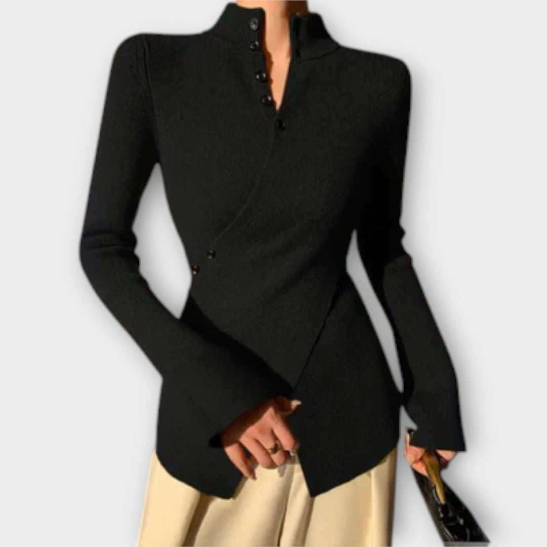 Michiko – Eleganter Slim Fit Pullover