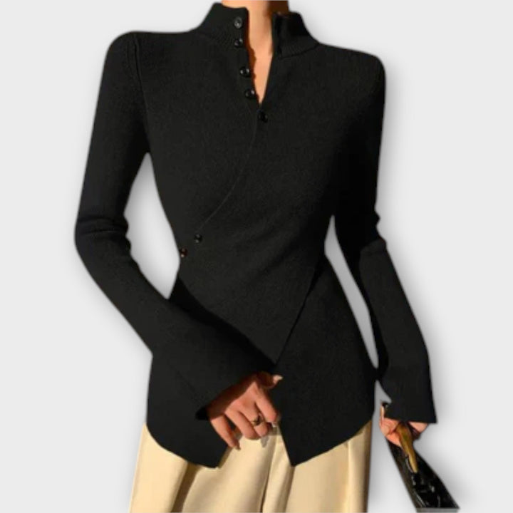 Michiko – Eleganter Slim Fit Pullover