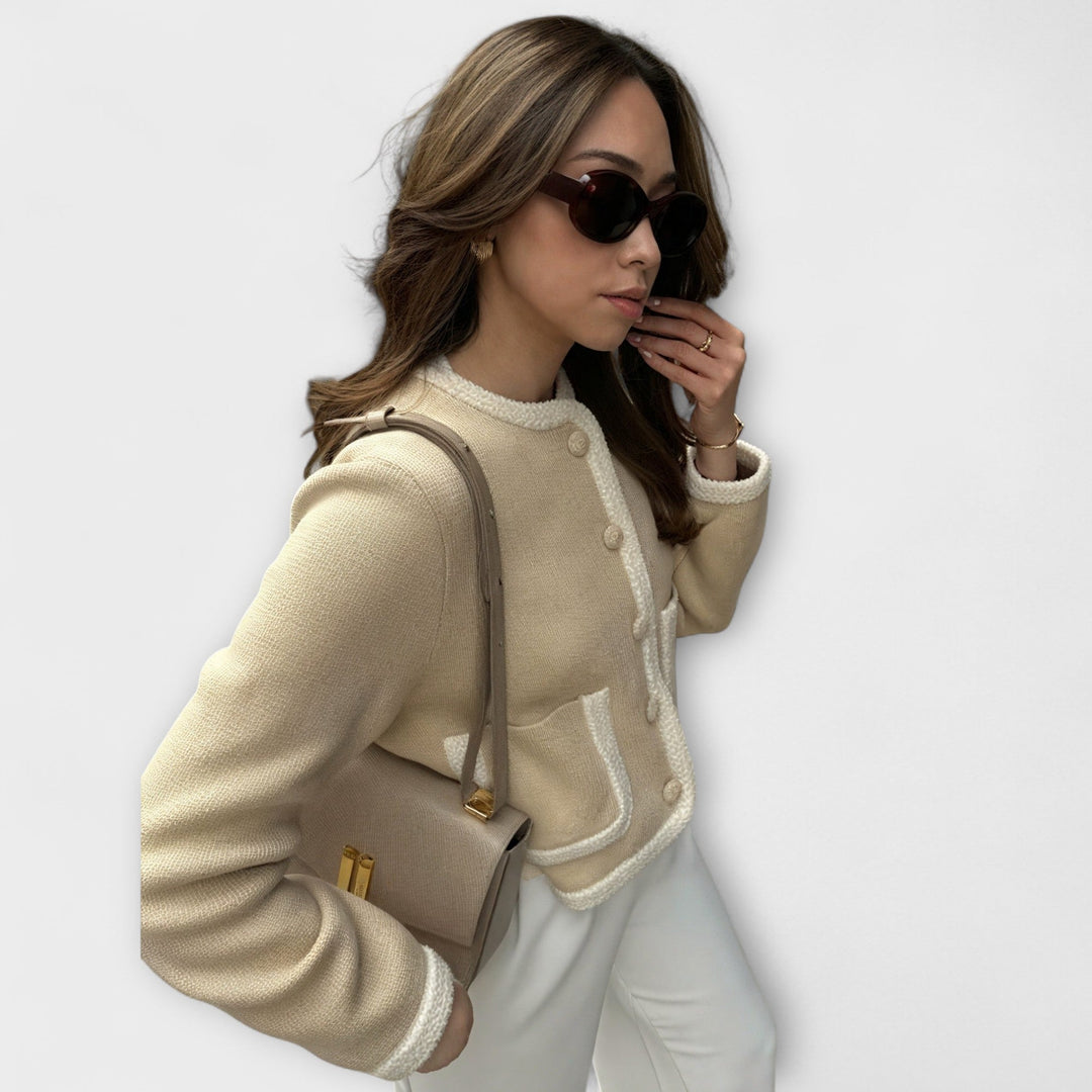 Klassische Jacke mit Ziertaschen