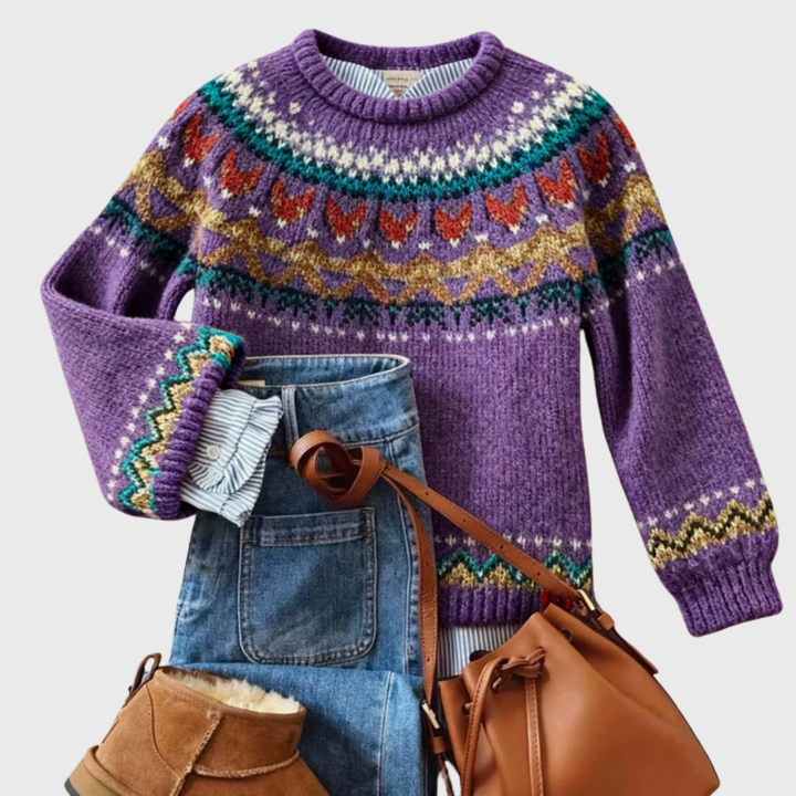 Silvi | Klassischer Vintage Pullover