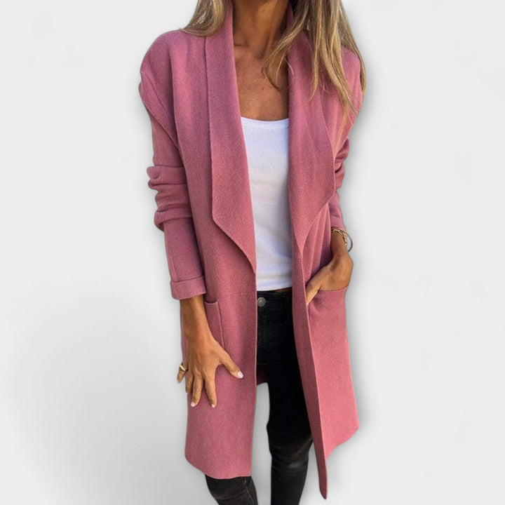 Libi – Taillierter Cardigan-Mantel