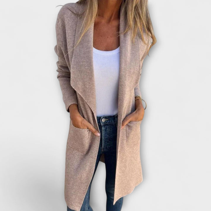 Libi – Taillierter Cardigan-Mantel