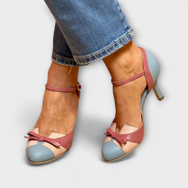 Amelia - Rundzehen-Riemchensandaletten