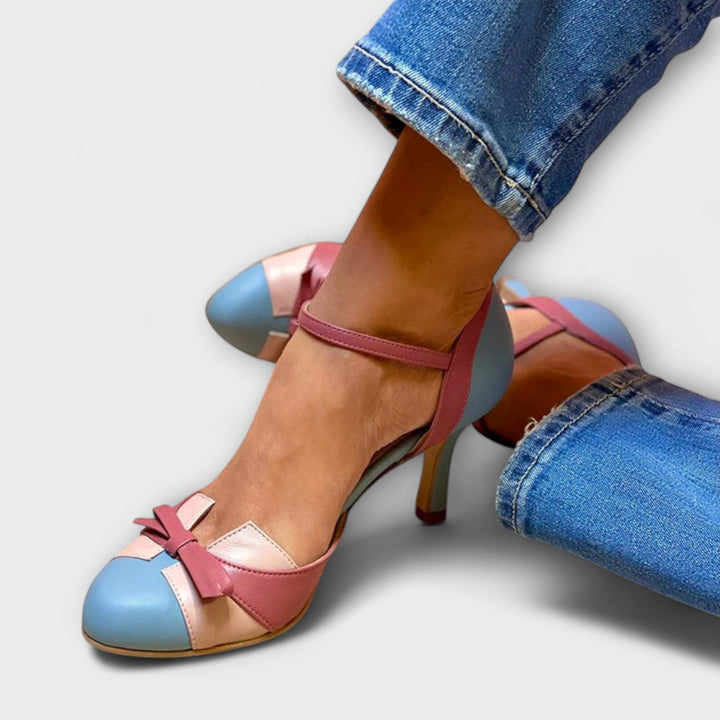 Amelia - Rundzehen-Riemchensandaletten